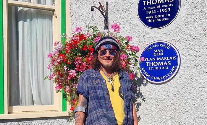 Johnny Depp visited Dylan's in 2023